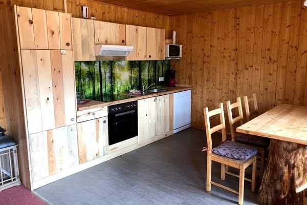 K�che der Ferienwohnung Wilde Orchidee